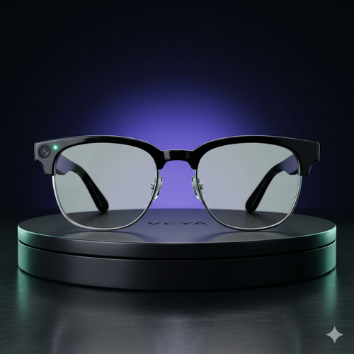 Lunettes VEYA ONE vue de face sur podium VEYA